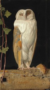 Victorian Owl Painting